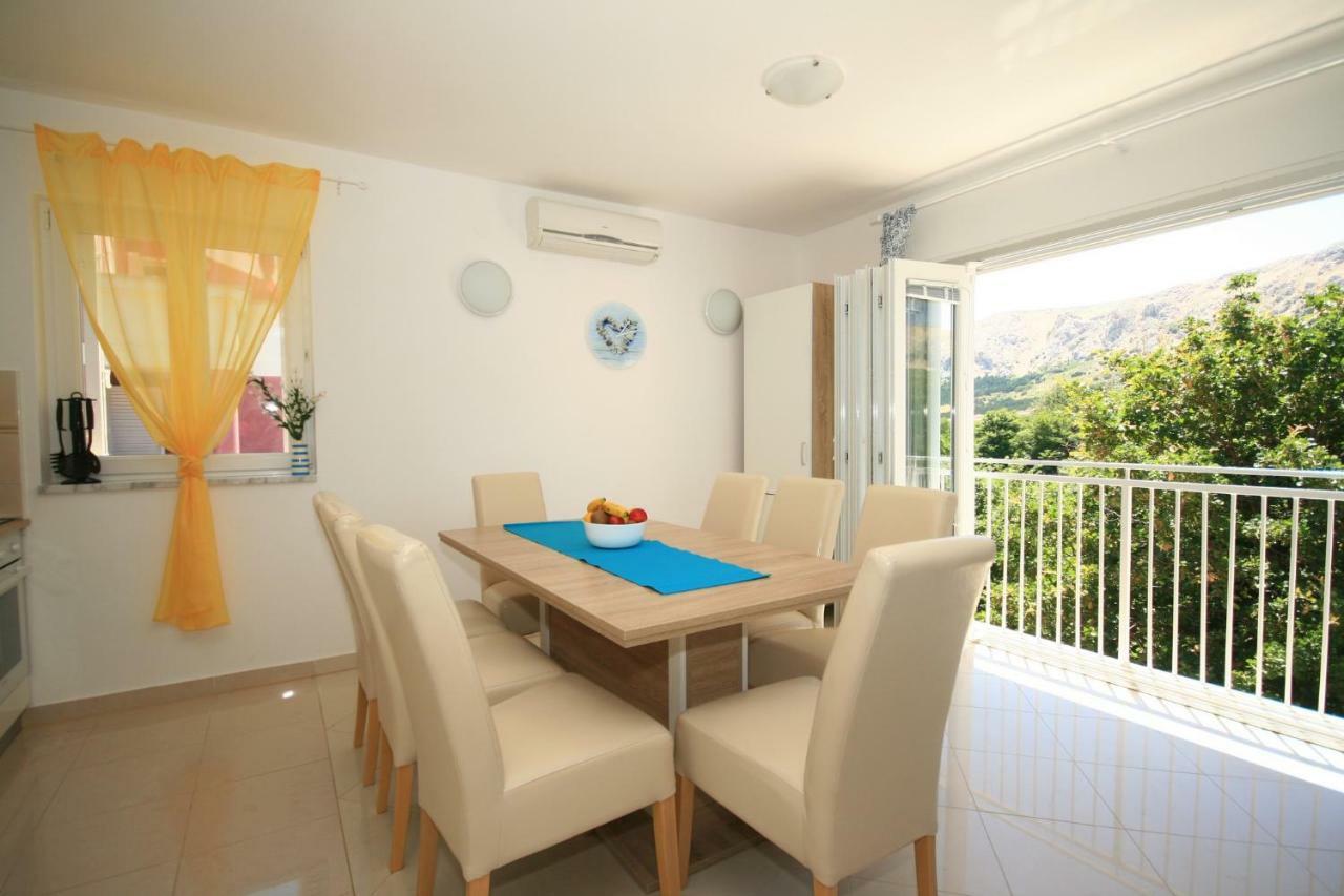 Apartment Mimoza 5, Baska, Krk Exteriör bild