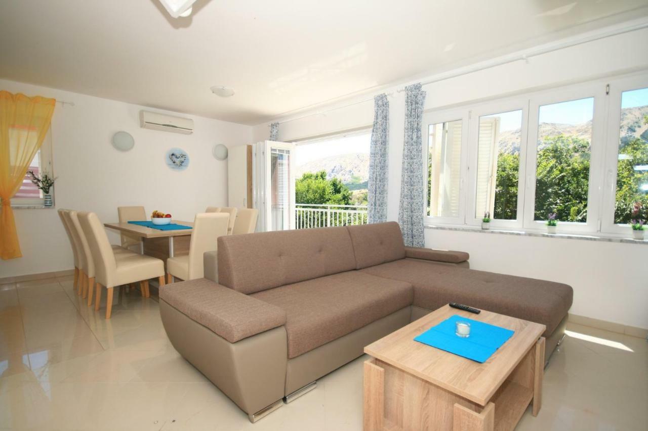Apartment Mimoza 5, Baska, Krk Exteriör bild